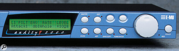 Emu Audity 2000 control buttons. Emu Audity 2000 control buttons.