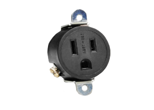15 AMPERE-125 VOLT AC (USA / CANADA) PANEL MOUNT OUTLET, NEMA 5-15R TYPE B, SPECIFICATION GRADE, SIDE WIRED, SCREW TERMINALS, 2 POLE-3 WIRE GROUNDING (2P+E). BLACK. 
<br><font color="yellow">Notes: </font>
<br><font color="yellow">*</font> NEMA Panel Mount Outlets with same mounting design listed below.
<BR>**NEMA 5-15R Outlet Part #5258 (15A-125V). Accepts NEMA 5-15P plugs.
<BR>**NEMA 5-20R Outlet Part #5358 (20A-125V). Accepts NEMA 5-20P & NEMA 5-15P plugs.
<BR>**NEMA 6-15R Outlet Part #5658 (15A-250V). Accepts NEMA 6-15P plugs.
<BR>**NEMA 6-20R Outlet Part #5858 (20A-250V). Accepts NEMA 6-20P & NEMA 6-15P plugs. 
<br><font color="yellow">*</font> Terminal screw torque = 1.6 Nm-2.0 Nm.
 <br><font color="yellow">View: </font> # <a href="https://internationalconfig.com/icc6.asp?item=5258-QC" style="text-decoration: none">5258-QC</a> "SNAP-IN" panel mount design with Quick Connect / Solder Terminals.
<br><font color="yellow">View:</font> # <a href="https://internationalconfig.com/icc6.asp?item=5279-SS" style="text-decoration: none">5279-SS</a> Flange type panel mount design and # <a href="https://internationalconfig.com/icc6.asp?item=70020" style="text-decoration: none">70020</a> Weather resistant panel mount design.    
<br><font color="yellow">*</font> Plugs, power cords, outlets, PDU strips, connectors, inlets, adapters are listed below in related products. Scroll down to view.