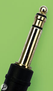 The professional Bantam (pictured) and larger B‑gauge plugs are rounded at the end, unlike the consumer TRS jacks most of us are now more familiar with. They’re also a much more robust option, so can be good if you plan on doing lots of patching regularly. The professional Bantam (pictured) and larger B‑gauge plugs are rounded at the end, unlike the consumer TRS jacks most of us are now more familiar with. They’re also a much more robust option, so can be good if you plan on doing lots of patching regularly.