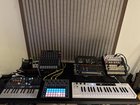 r/synthesizers - Built a hybrid live setup. Tell me what you think.