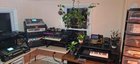 r/synthesizers - Dawles setup. Everything midi synced. I used guitar effects pedals as a effects sends on the mixer.