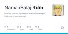 r/golang - TDM(Terminal Download Manager)
