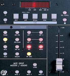 Many of the unique functions of the Spirit 324 Live can be accessed via dedicated buttons in the Master section. Many of the unique functions of the Spirit 324 Live can be accessed via dedicated buttons in the Master section.