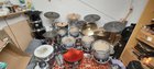 r/drums - Finally got a drum rack! No more rack-tom frustration :D